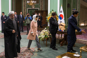 استقبال رسمی از رئیس جمهوری کره جنوبی 